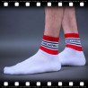 SneakFreaxx Chaussettes basses SNEAKS HORNY SHORT Blanches